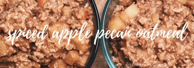 spiced apple pecan oatmeal header