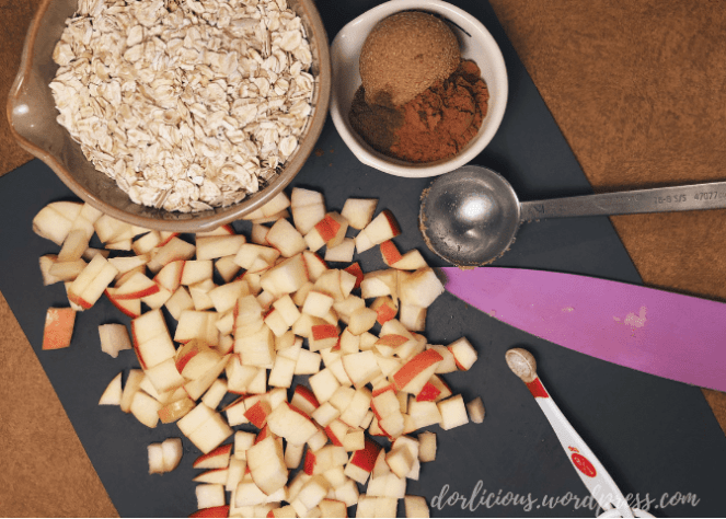 spiced apple pecan oatmeal ingredients